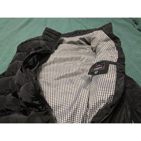 Black Puffer VEST 1 inside pocket-2 outside pockets-Size Large - Picture 2 of 3